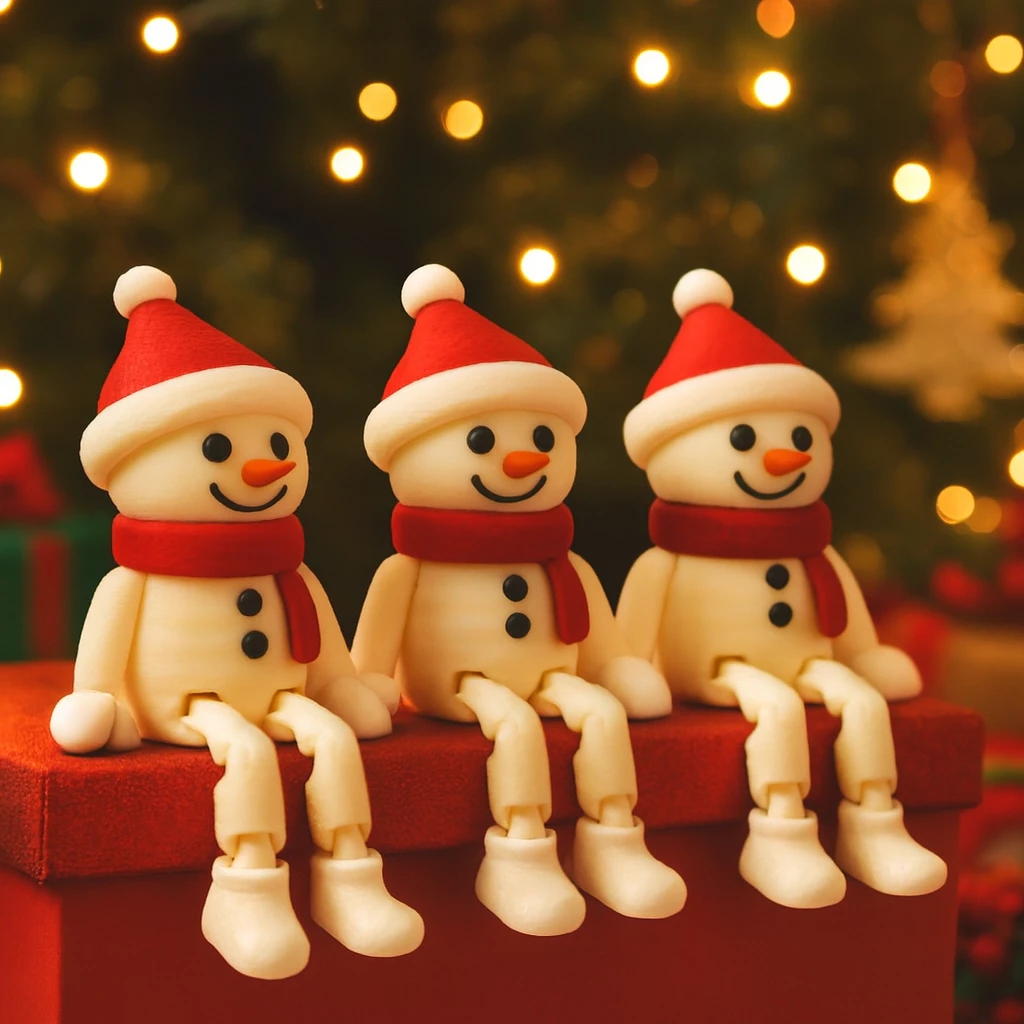 Boneco de Neve Natalino Decorativo