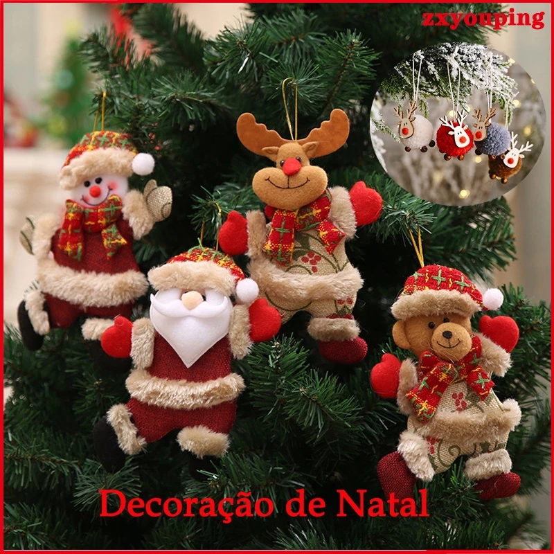 Pingentes De Natal Elk Antler Árvore Ornamento Para Decoração